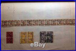 1000++ORGANIZED ACCUMULATION all 1920s PRECANCELED U. S. STAMPS HINGED A-M STATES