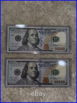 100 Dollar Star Note Bills, All Serial Numbers Random Years! Au Mint 100 Dollar Star Note Bills, All Serial Numbers Random Years! Au Mint