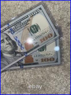 100 Dollar Star Note Bills, All Serial Numbers Random Years! Au Mint