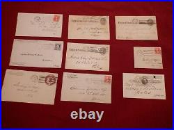 100+ Philadelphia PA Machine Cancels, 1880s to 1900 All Collected One By One