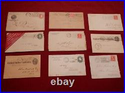 100+ Philadelphia PA Machine Cancels, 1880s to 1900 All Collected One By One