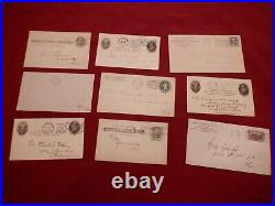100+ Philadelphia PA Machine Cancels, 1880s to 1900 All Collected One By One