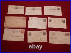 100+ Philadelphia PA Machine Cancels, 1880s to 1900 All Collected One By One