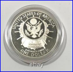 10pc Modern US Commemorative Dollar Set. In Original Capsule. All Different
