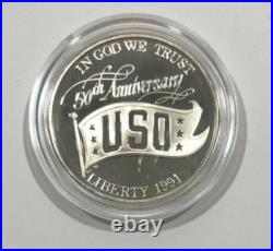 10pc Modern US Commemorative Dollar Set. In Original Capsule. All Different
