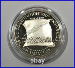 10pc Modern US Commemorative Dollar Set. In Original Capsule. All Different