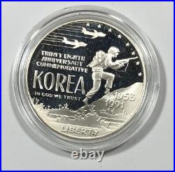 10pc Modern US Commemorative Dollar Set. In Original Capsule. All Different