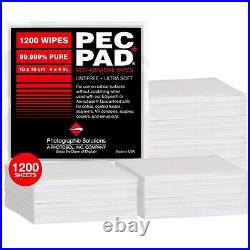 1200 x Photographic Solutions PEC PAD Lens Cleaning Cloths. 10cm x 10cm Pads