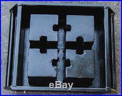 12 Inch Screen Patio Wall Concrete Cement Mold Cinder Block All Metal New USA