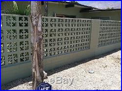 12 Inch Screen Patio Wall Concrete Cement Mold Cinder Block All Metal New USA