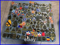 130 US Army Military Patches Various Eras ALL SIZES AND SHAPES COLORS you need