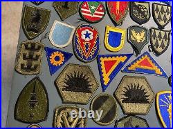 130 US Army Military Patches Various Eras ALL SIZES AND SHAPES COLORS you need