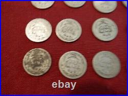 15 Barber Dimes All Circulated 1899/1914 See Description for Specifics