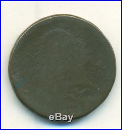 1793 Wreath Cent All Of Portrait And Leafs Appear 1/8 Wreath And Legend Appear