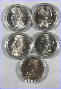 1878-1882 Morgan Dollar Set. $1. All Choice UNC. S Mints