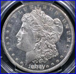 1879 Morgan Dollar Pcgs Ms63 All White With A Great Frosted Contrasting Portrait
