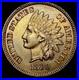 1880 BU RB Indian Head Cent Amazing Natural Toning, All 4 Diamonds Sharp Detail