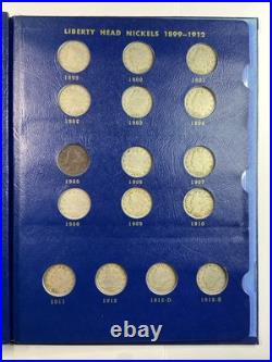 1883-1912 Liberty Head V Nickel Complete Set With All Key Dates