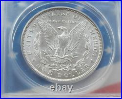 1887 Morgan Dollar Top 100 Vam-12a Ddo Anacs Au 58 Nice Strike All White