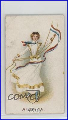 1910 Lambert & Butler Flag Girls of All Nations Tobacco United States 11bd