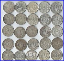1921 Morgan Silver Dollars 50 Fifty Almost All AU to BU