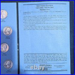 1932-1947 Washington Quarters Set, All 90% Silver 25¢ Coins, Original Lot Pics