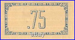 1935 Port of New York 75 Cent Toll Script Good At All Tolls