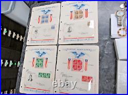 1940 Famous Americans FDCs Sc 859-893 All 35 With Mint Blocks in FAS Binder