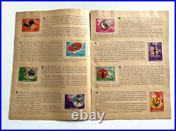 1942 Combat Insignia Stamps of the Army and Navy- Has all 50 Stamps