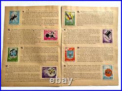 1942 Combat Insignia Stamps of the Army and Navy- Has all 50 Stamps