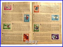 1942 Combat Insignia Stamps of the Army and Navy- Has all 50 Stamps