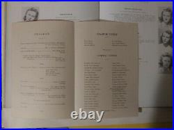 1942 Memminger High School Sc All Original Invitation, Programs Pictures! History