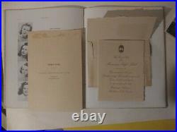 1942 Memminger High School Sc All Original Invitation, Programs Pictures! History