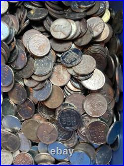 1943-PDS steel cents, (all re-plated coins) 3,300 coins, read description