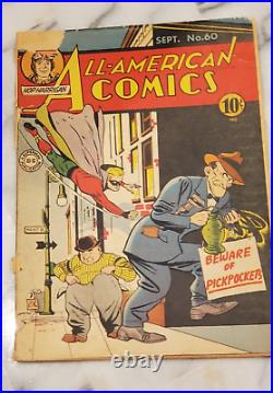 1944 All-American Comics Green Lantern #60 Golden Age, Complete withStaples Detach