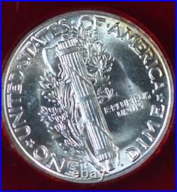 1945 P Choice/gem/bu Mint Set All Brilliant Uncirculated In Red Capital Holder