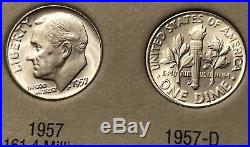 1946-1964 Set Silver Roosevelt Dimes All But 1 Uncirculated to BU NICE SET