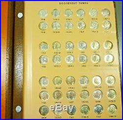 1946-2012-P, D, S Complete Roosevelt Dime Set Dansco BU + ALL Silver & Clad PROOFS