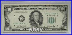 1950-A, B & D $100 Federal Reserve Notes 3 Notes All AU PC-629