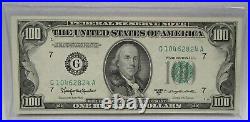 1950-A, B & D $100 Federal Reserve Notes 3 Notes All AU PC-629