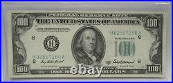 1950-A, B & D $100 Federal Reserve Notes 3 Notes All AU PC-629