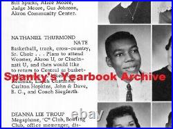1950s Golden State Warriors NATE THURMOND high school Yearbook 7-time All Star