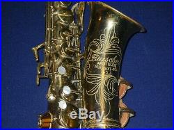 1951 Buescher Aristocrat 140 Alto Saxophone Has All Snaps For Restoration