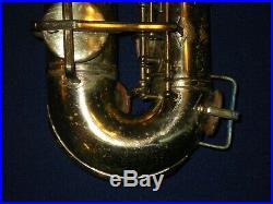 1951 Buescher Aristocrat 140 Alto Saxophone Has All Snaps For Restoration