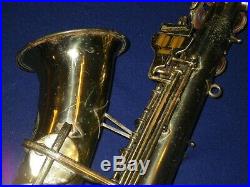 1951 Buescher Aristocrat 140 Alto Saxophone Has All Snaps For Restoration