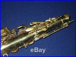 1951 Buescher Aristocrat 140 Alto Saxophone Has All Snaps For Restoration