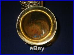 1951 Buescher Aristocrat 140 Alto Saxophone Has All Snaps For Restoration