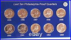 1955 1964 Washington Proof Quarters All Brilliant Uncirculated