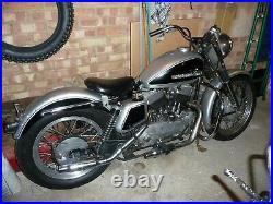 1955 Harley Davidson KH 900cc Flathead KR Rep With All Original Tinware K Model