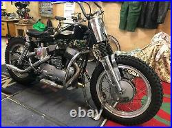 1955 Harley Davidson KH 900cc Flathead KR Rep With All Original Tinware K Model